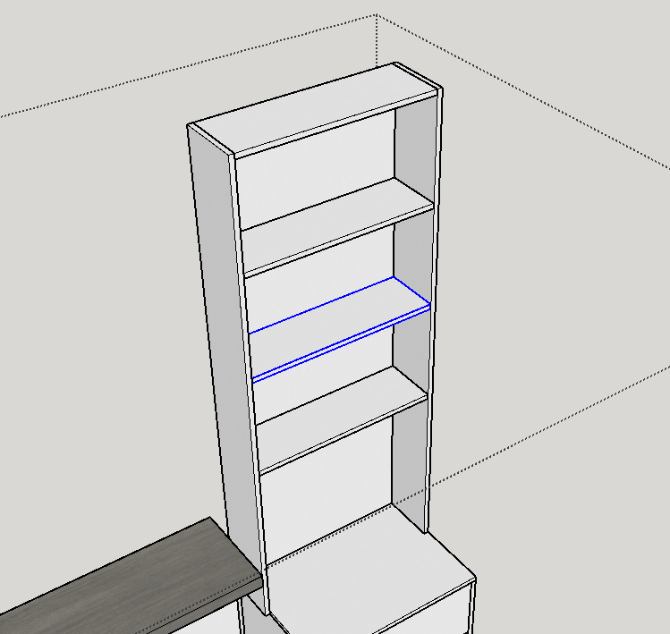 筑木筑巢拾取内空添加的模型为什么都是柜体外面？|添加背板、层板、抽屉等都是单独的，如何处理？