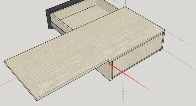 筑木筑巢的板子补板时怎么不显示挖的缺口啊?